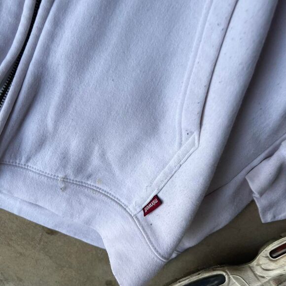 RARE 90s Mixwell Hip Hop Dj Long Sleeve Hoodie Mens size XL - Picture 5 of 5